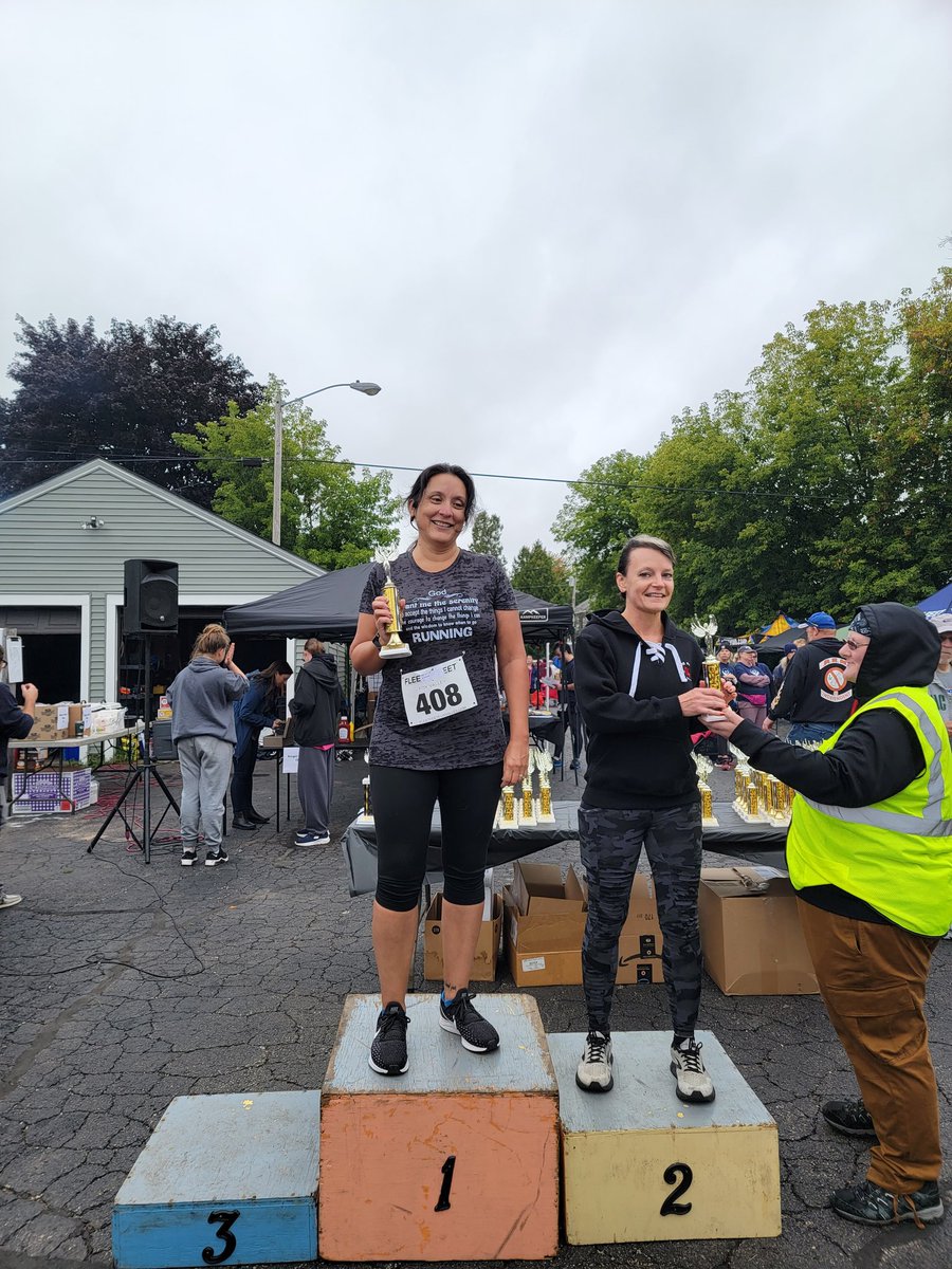 runnergirl1612's tweet photo. Ran good enough to snag 2nd in my AG today! And @PotataHed took 1st in her AG! We ran together and pushed each other. Such a great race for a great cause.
#ReThinkAddictionRun #WisconsinRunnerGirl #KeepMovingForward #NeverGiveUp #Run #5k #Race #Trophy https://t.co/aRDsrn3s9V