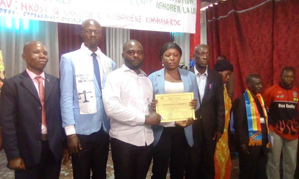 KabaseleMbombo's tweet photo. La collation et prestation de serment des Défenseurs des droits humains de l, association communautaire des Droits de l'homme en sigle ACDH, 17 ème promotion et nous demandons le soutien aux gens de bonne volonté et amour de nous aider avec finalement pour l'avancement de l, ONG https://t.co/J2odJG9jQg