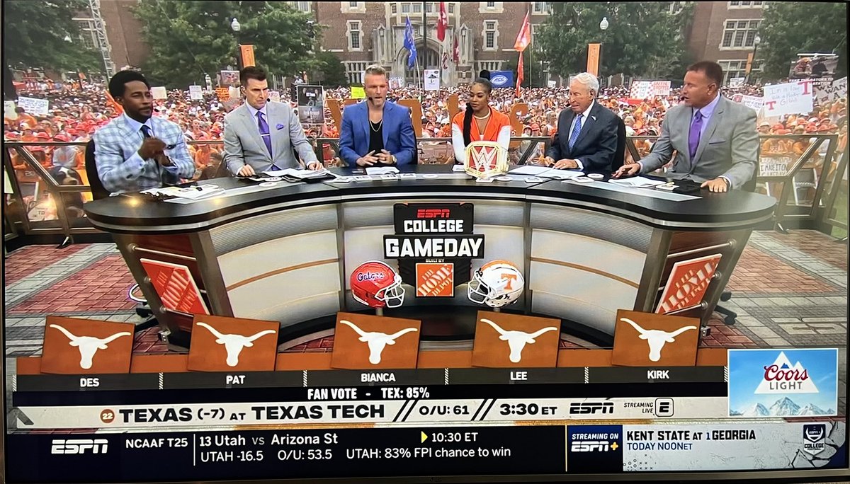 Taylor Gaspar Estes on Twitter "All College Gameday picks in favor of