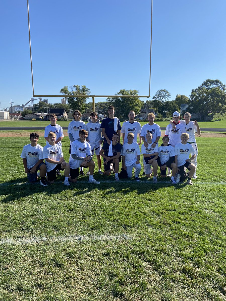 Great group of young men helping out this morning with the youth camp!Thanks for your commitment and dedication to the youth program and for being great role models!