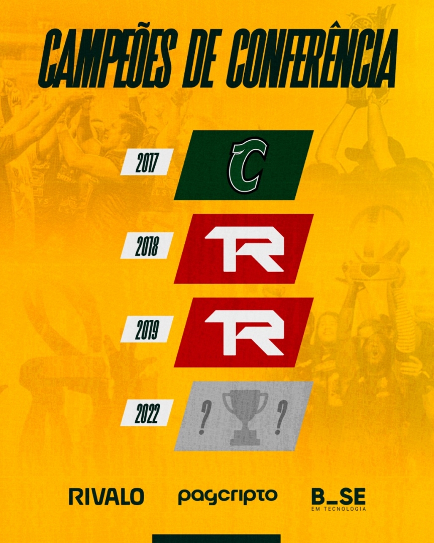 OS CAMPEÕES! A Conferência Sul entra na sua reta final e o @rex4life vai em busca do tricampeonato para chegar novamente no nacional. Enquanto @itajaiajaialmirantes, <a href="/smsoldiers/">Santa Maria Soldiers</a> e <a href="/isteposfa/">Isteposfa</a> querem surpreender e conquistar o título inédito. Quem leva?

#ligabfa