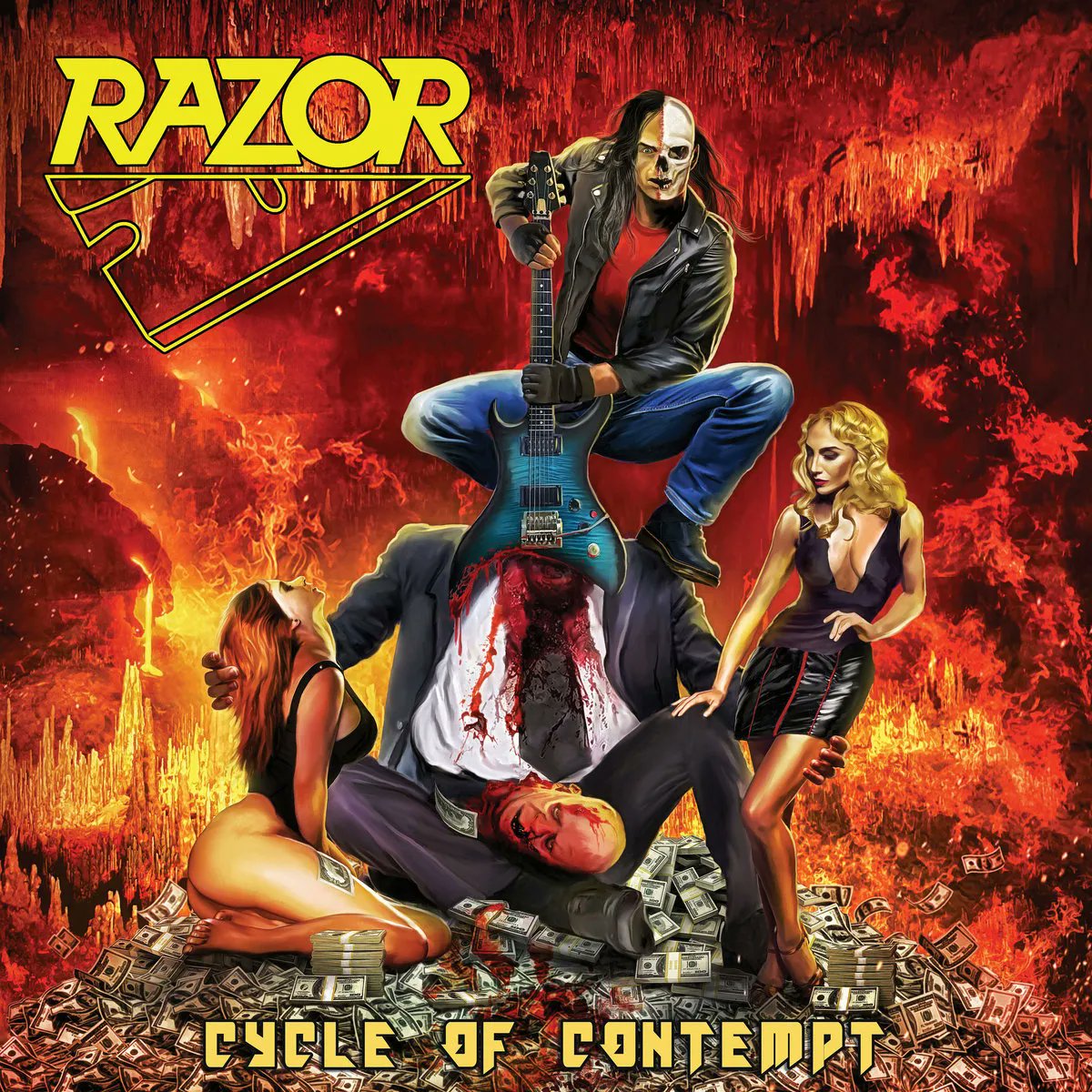 newmetalalbums1's tweet photo. Thrash Metal masters RAZOR released their latest album "Cycle of Contempt" on September 23, 2022 via Relapse Records. Any favorite tracks? #razor #cycleofcontempt #thrashmetal #speedmetal #classicthrash #canadianmetal #heavymetal #metalmusic #metal #canada @RelapseRecords https://t.co/8RRGc8yUbr