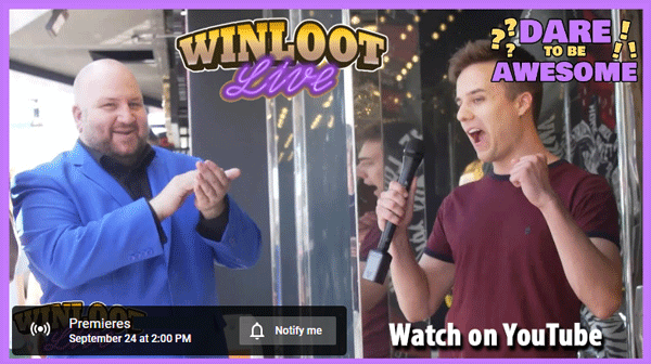 Winloot's tweet photo. 📺
Don't touch that dial! A brand new episode of Winloot Live Trivia or Dare starts today at 2 pm eastern. Benjamin From Hungary - TikTok Dances, Fake Languages - Wins Cash!

👀Watch on YouTube: https://t.co/3MjsHtpK7E

#stephenkramerglickman #AidenWall #ManOnTheStreet https://t.co/SE29GaykK5