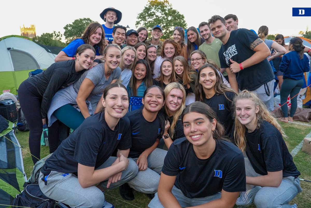 Great to see some of our Duke fam out at Grad Campout! ⛺️💙
