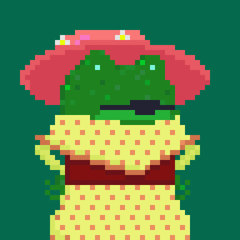 land_froggy's tweet photo. Frogland inhabitant #548 from the Fly Rink Combining Machine!
#nftcommunity #nft #nftart #nftcollector #crypto #cryptoart #frogland #ffr #nfts #pixelart #nftdrop
 24-Sep, 10:1AM https://t.co/xS2cl5UtKk