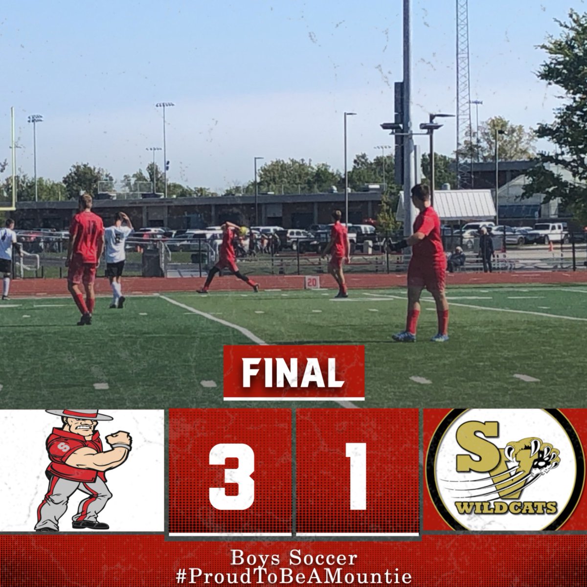 Boys Soccer with the win on Senior Day!  #ProudToBeAMountie