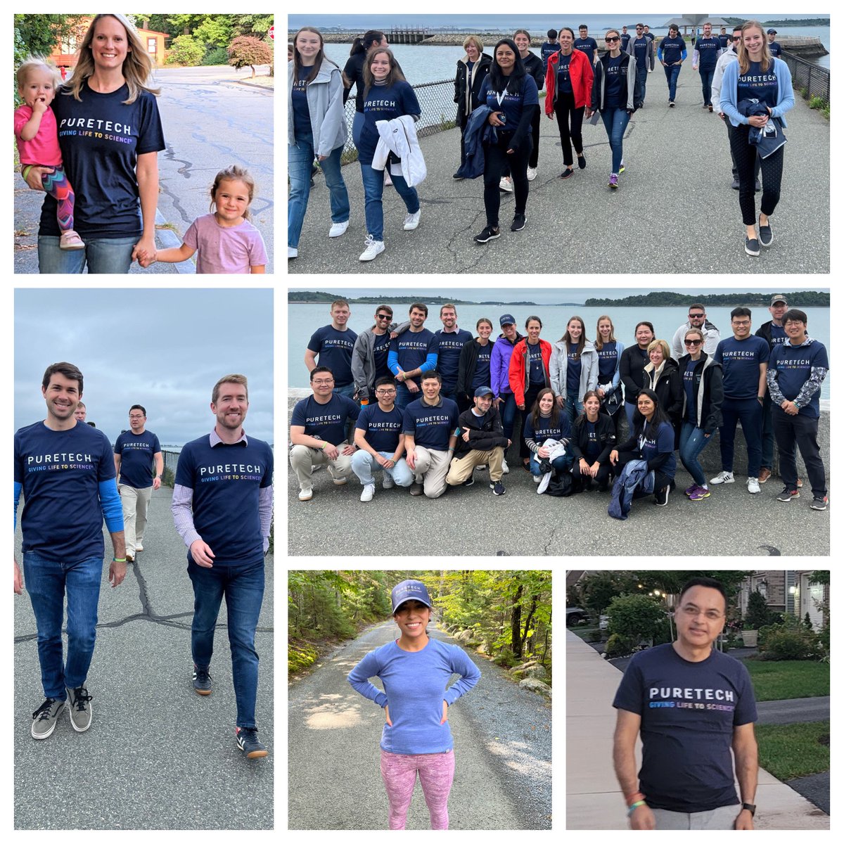 PureTechH's tweet photo. Our team came together to participate in the @PFFORG National Walk as we continue to raise awareness about idiopathic pulmonary fibrosis (#IPF) in support of #PFMonth. We were proud to #BlueUpforPF for the #PFFWalk in Boston and beyond. https://t.co/UaAs2tJvly