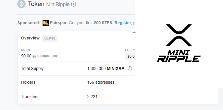24hr - 166 unique holders
#MiniRipple next new trend

dextools.io/app/bnb/pair-e…