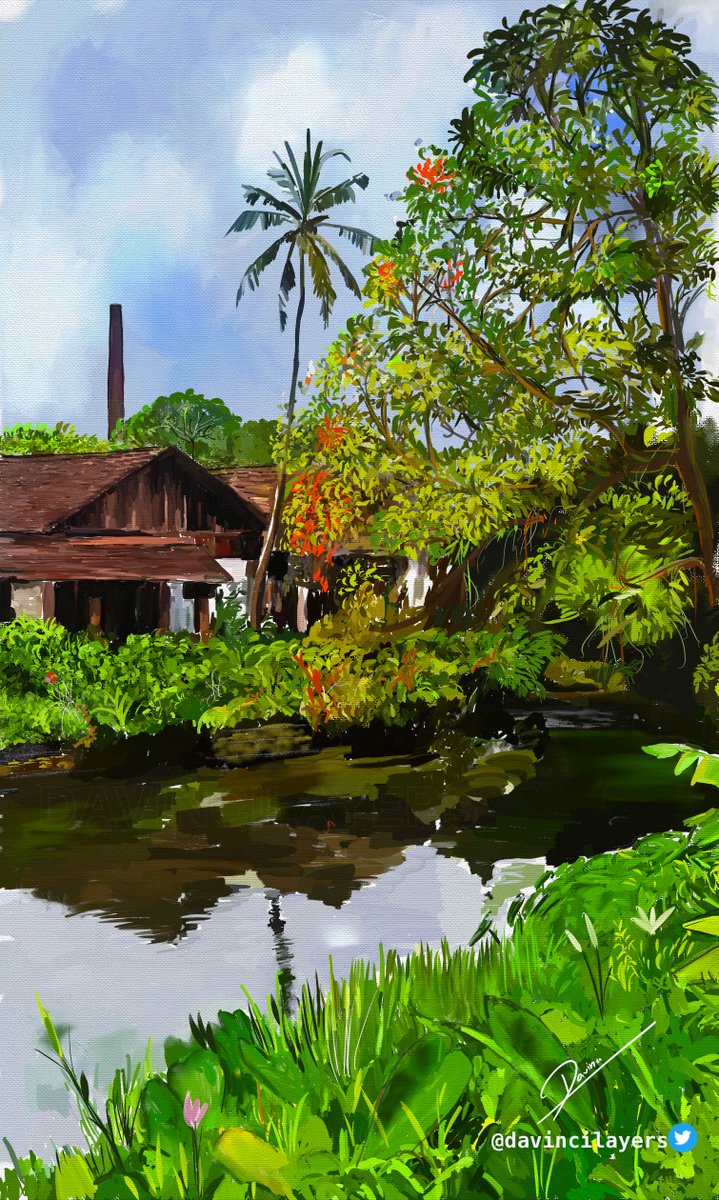 കോഴിക്കോട്  ടൗണിനുള്ളിൽ കണ്ടതാണ്. എന്റെ പെയിന്റിംഗ് ✍️🎨