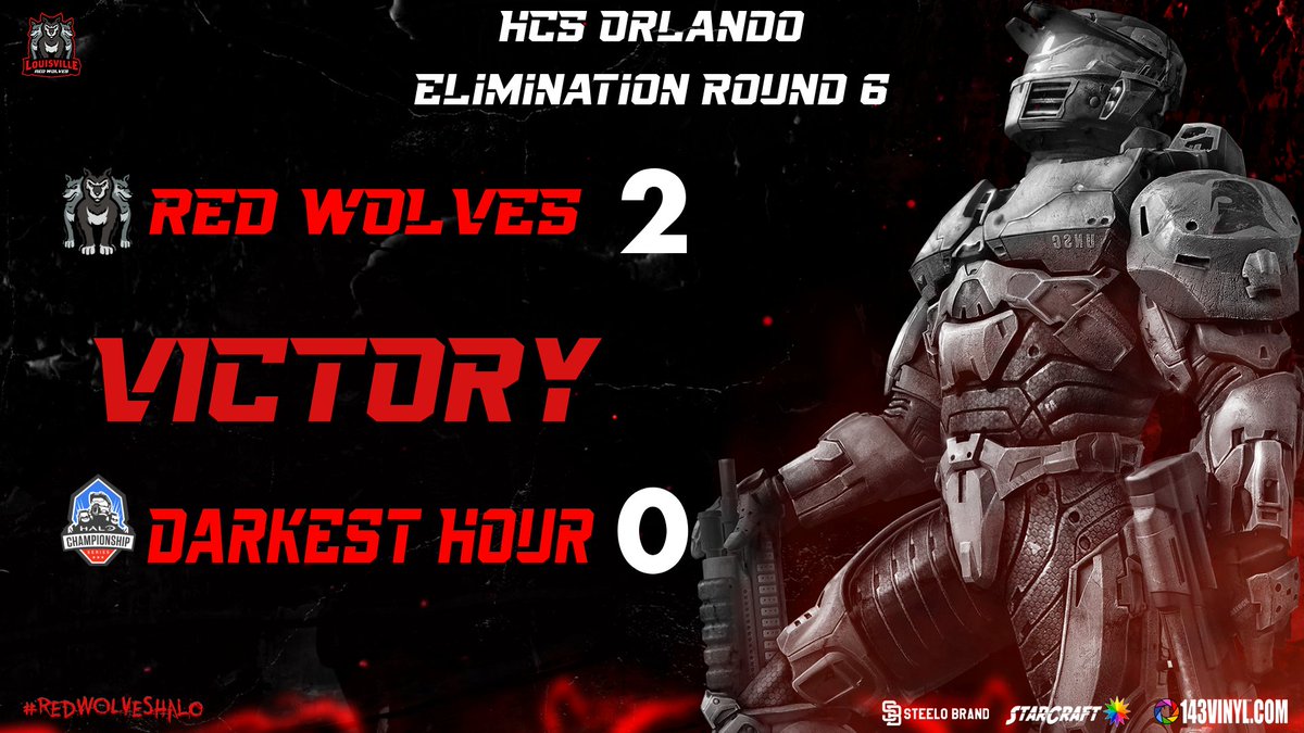 LouRedWolves's tweet photo. The Red Wolves #Halo Team WINS 2-0 🆚 @GGDarkestHour !

Next: #RedWolves 🆚 Anime Demons

Make sure to follow and support the players at #HCSOrlando22 !

🟥@Mose_Luciano

⬛️@HybridLoL

🟥@Clonelyy

⬛️@MlIlsy

#LouRedWolves #Louisville https://t.co/boRGi7DfBv https://t.co/s5jAo1y7pq
