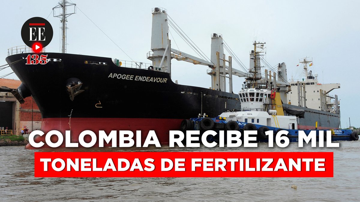 elespectador's tweet photo. #VIDEO Un carga de fertilizantes arribó al puerto de Barranquilla, proveniente de Venezuela. El precio estuvo por debajo del valor del mercado, lo que supondrá un importante ahorro para los campesinos en momentos de gran carestía y precios altos.
https://t.co/CCGbgyVp9c https://t.co/j0YmVkOTH0