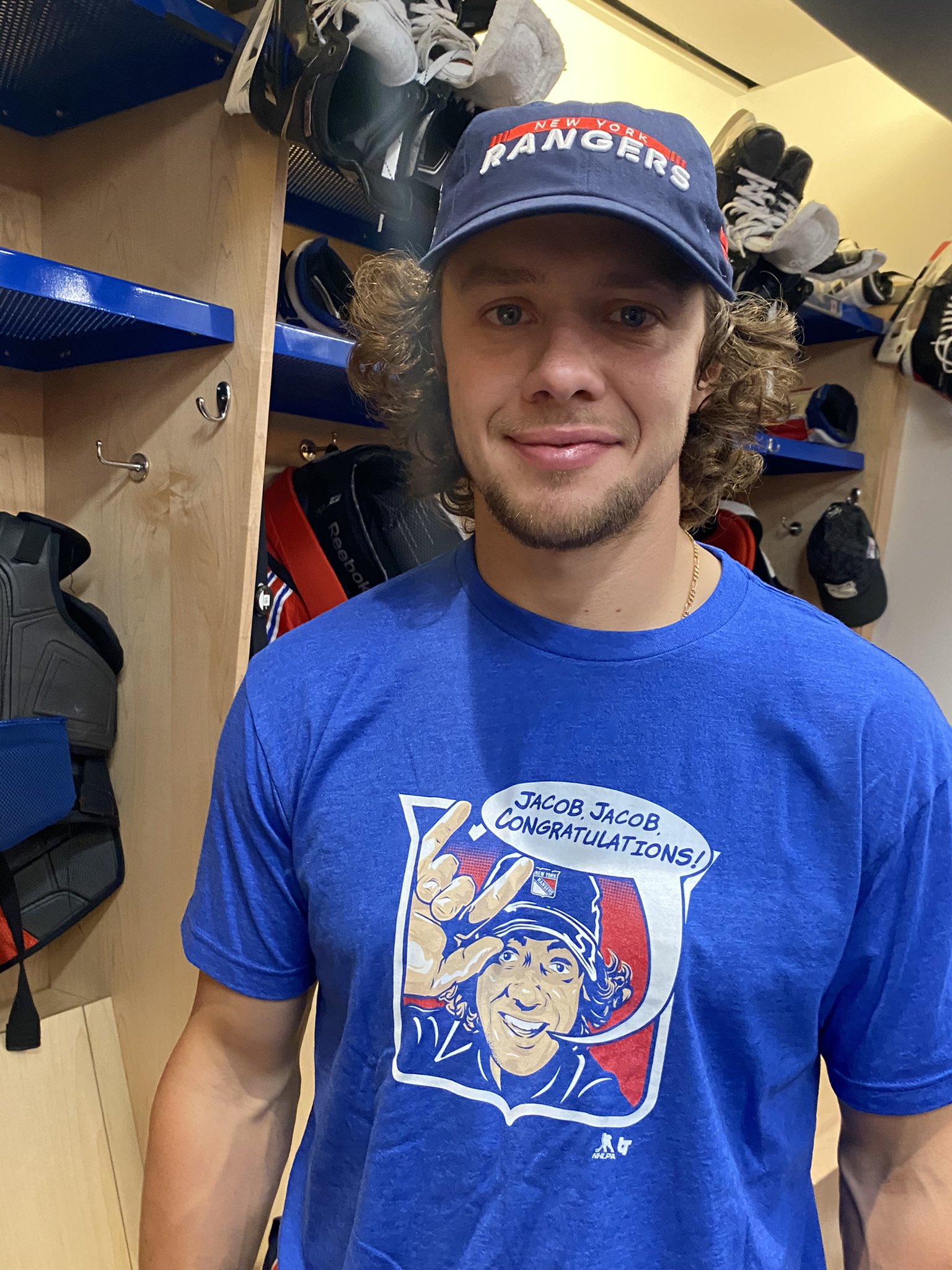 Artemi Panarin's hilarious reaction to Jacob Trouba being named Rangers  captain