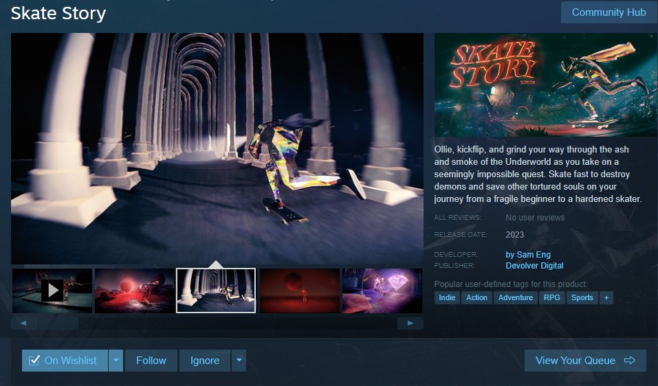 DaZenMonk1's tweet photo. First saw this game on tiktok and I kinda shrugged it off, but now that devolver is publishing. Im actually pretty excited, looks fun! https://t.co/n7vtH8kqCE