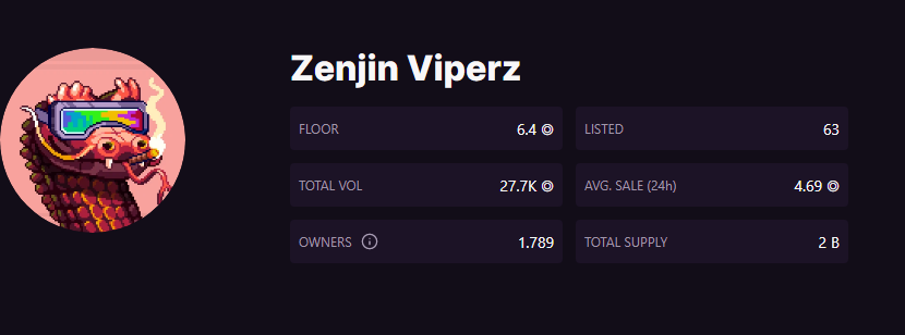 <a href="/ZenjinViperz/">Zenjin: SZN II</a> congrats to <a href="/JokerzNft/">Jokerz</a> , Building in silence always works