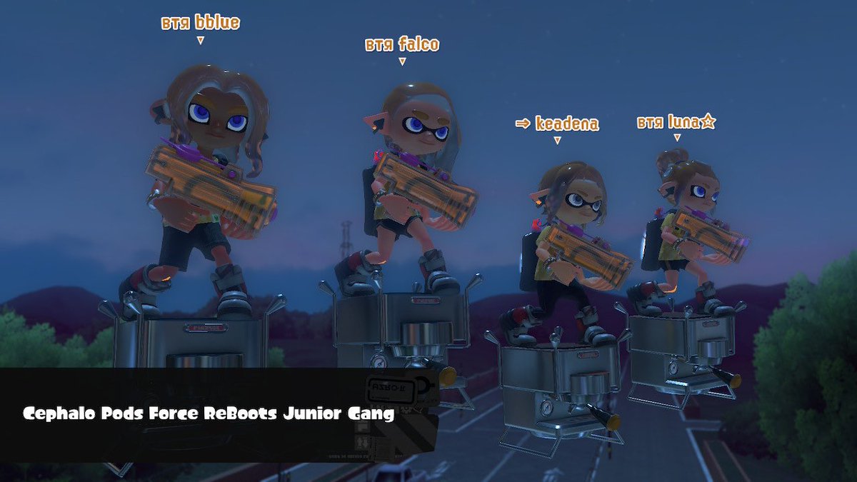 oyasumilunachan's tweet photo. Losing my mind over these team titles… Goggled Sandal-Rocking Boom-Boom Quartet LMAO https://t.co/HzEgT9AJYL
