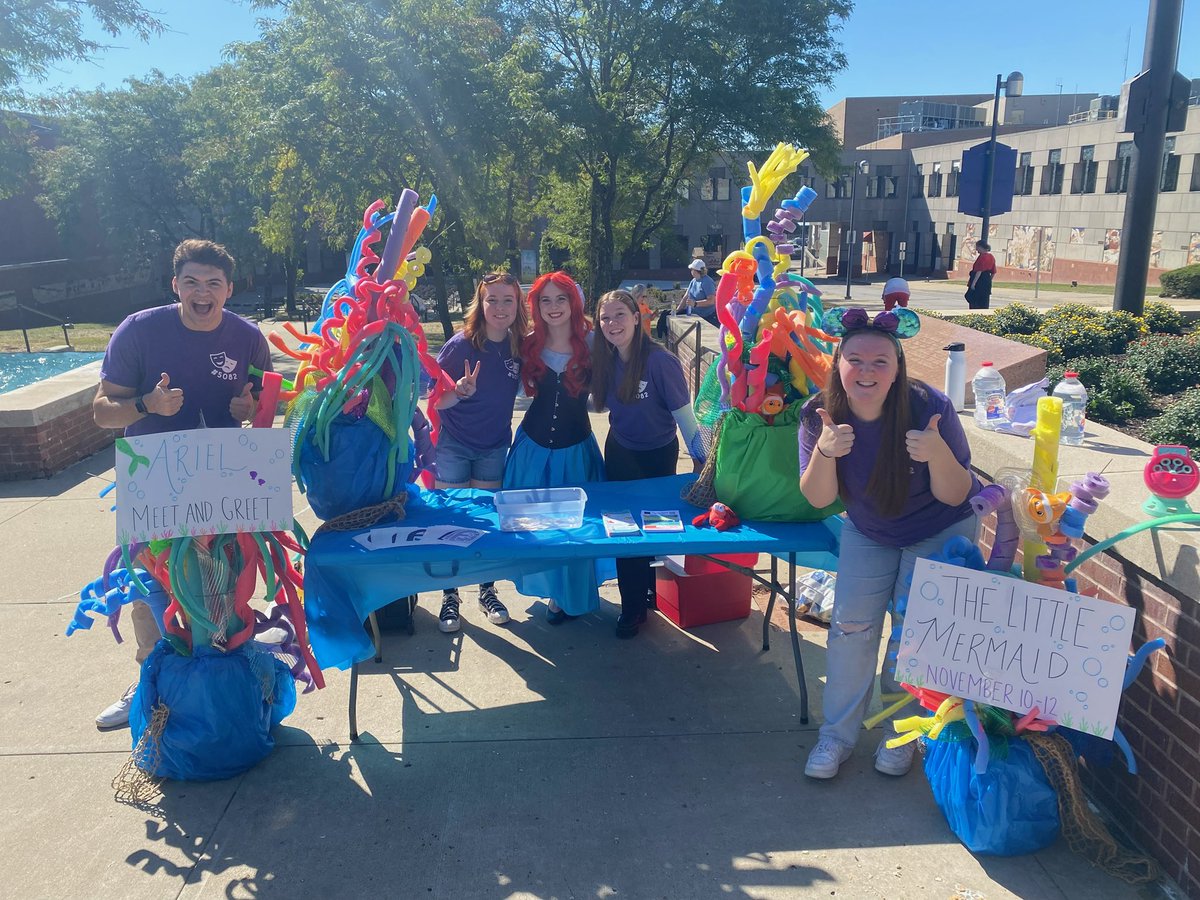 Come meet the Thespians and Ariel at Fall Fest! Join us under the sea right in front of the fountain!