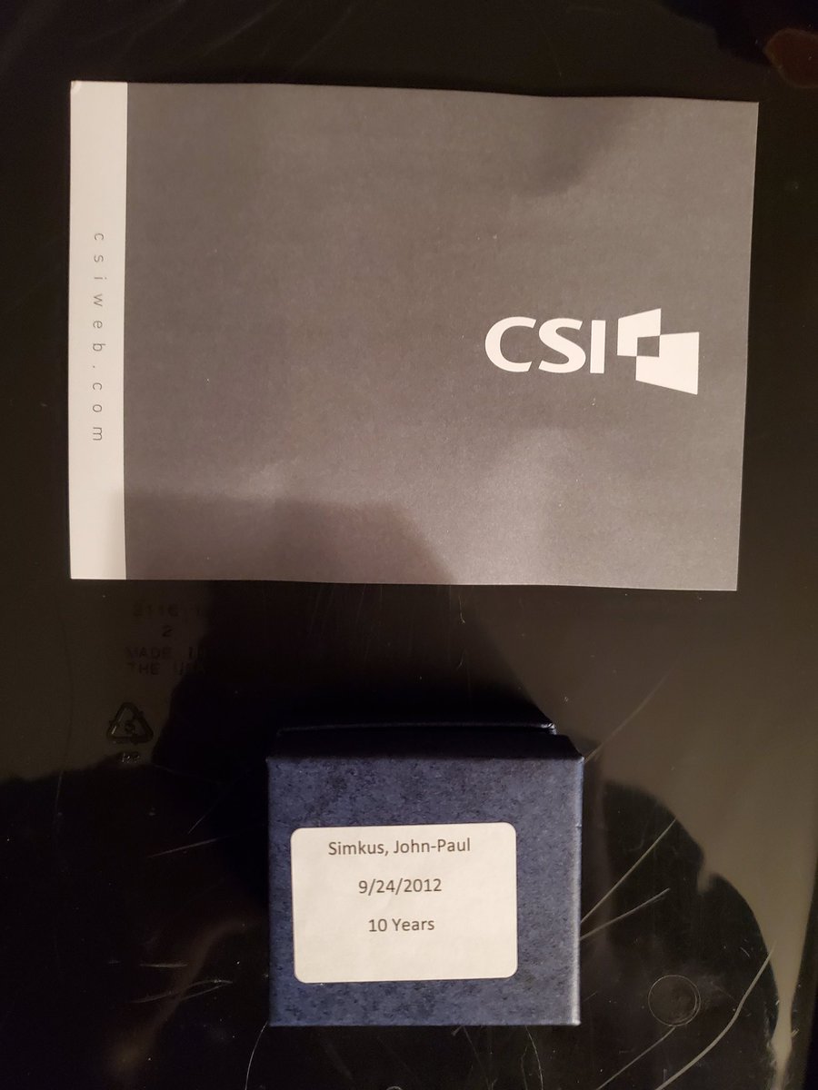 JPSimkus's tweet photo. Today marks my 10 year anniversary at my job. If you knew the story behind it, you'd understand why it means so incredibly much to me. I'm beyond thankful. #fraudanalyst #tenyears https://t.co/SZuosloXE8