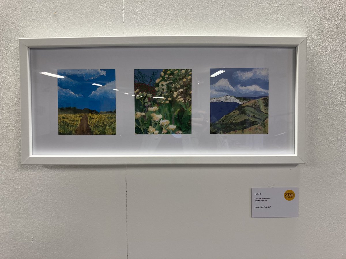 DennyHeather's tweet photo. @AnnaWatmough @AcademyCromer And some wonderful work in @NorfolkStudios exhibition in Norwich! Well done @AcademyCromer ! https://t.co/L1Cq1PPHGq