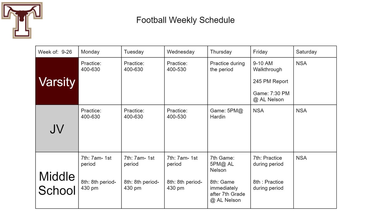 Tarkington High School Football (@rtbtarkington) on Twitter photo 