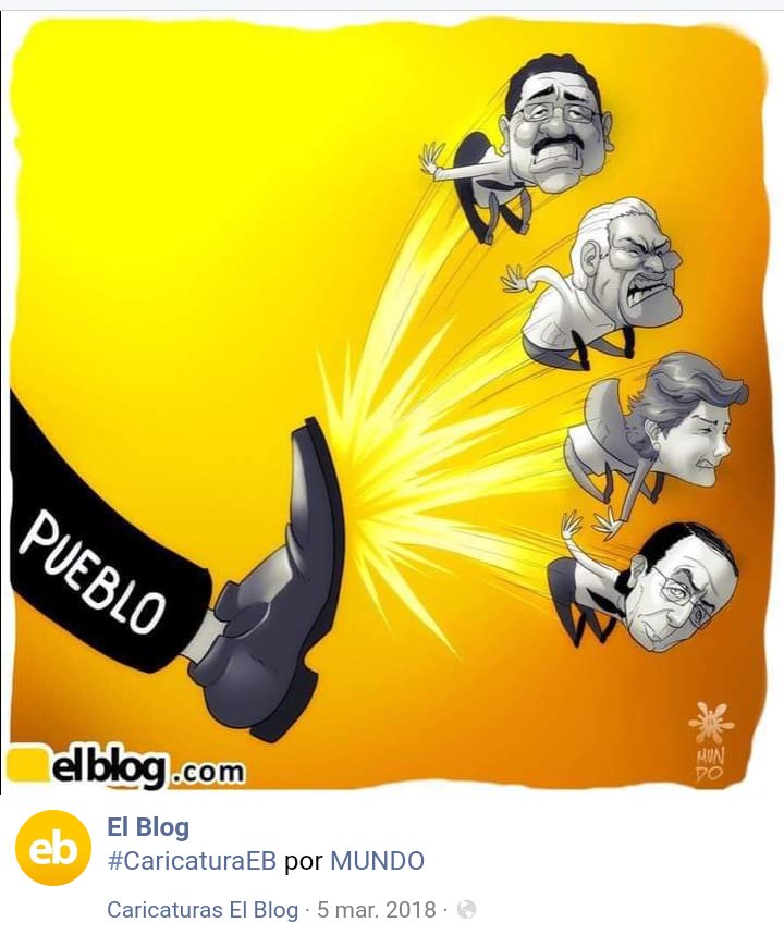 Hey @elblog Es hora de actualizar esta caricatura...con la Excelsa, Arena, Nuestro Tiempo, la Anep, Fusades, Tojeira, Mario Vega, Soros, CNN, Chistosal, etc...👊👊👊👊😆😆🇸🇻🇸🇻