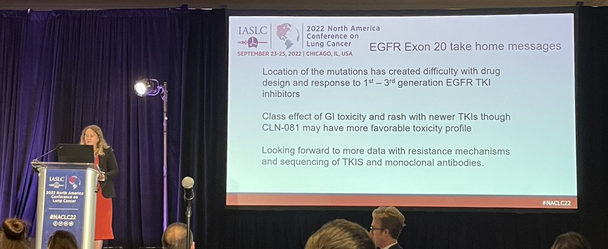 @maryjofidlerMD makes an elegant case for why we need more data on EGFR Exon 20 #NACLC22 #LCSM @IASLC @EGFRResisters @EGFRSummit