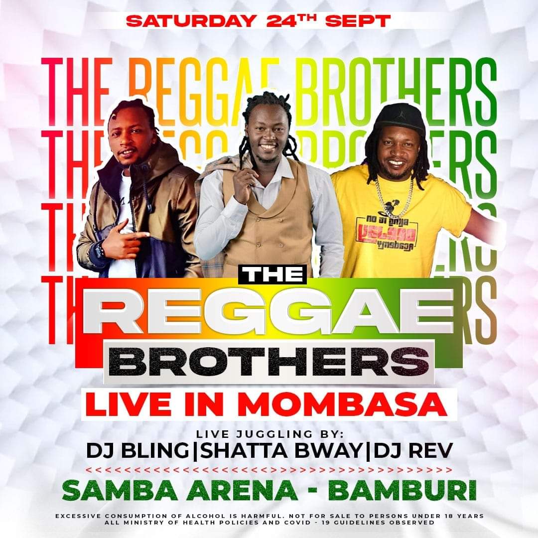 #MOMBASA #MOMBASA #MOMBASA 
Get Ready for the biggest reggae party in Town. #TONIGHT sato 24th sep..with the #ReggaeBrothers check press and poster for details
JAH JAH RUN TINGZ. 
#KENYA_IKO_LOCKED
