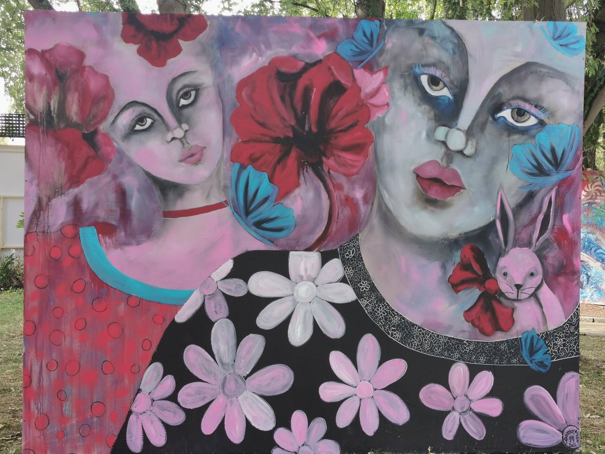 Little_Daf's tweet photo. Carrousel #StreetArt de la @VilleAntony. Avec #Evazesir. #Kaldea, #DemoiselleMM, #AnnaConda et bien d'autres 👍 https://t.co/kmtfFiWq11