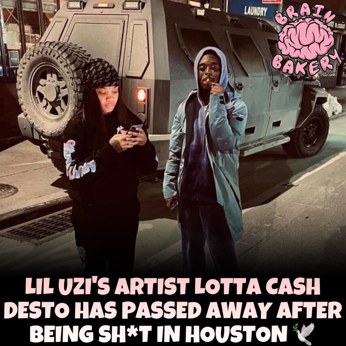 Lil Uzi Vert's artist Lotta Cash Desto has passed away after being sh*t in Houston. RIP 🕊🙏