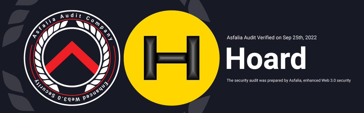 hoardusdh's tweet photo. Hoarders🟡, as promised. Attached in  our complete audit, if you read through you’ll find it was a very thorough audit thus the delays.

Hoard passed the audit with flying colors and we are excited to release the Hoarder. https://t.co/NhH9C9bYvY https://t.co/uu9MYsx6nx