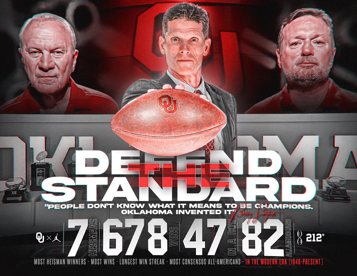 shbairtulsa's tweet photo. @mikehawkinsj @TheSabatore @CoachVenables @Coach_Leb @OU_Football B⭕️⭕️MER S⭕️⭕️NER‼️‼️‼️
Sooner Nation is EXCITED every time you set foot on campus!!! We need our first 2024 commitment…could it be YOU?!?! #24K #GoldStandard #LegitOUDNA #QBU https://t.co/4CaXzSRUZd