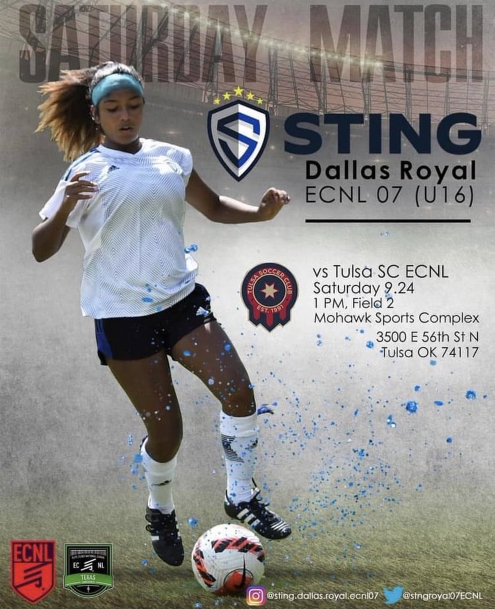Game day!💙💪⚽️ #stingsoccer #sting #royal #gameday #dallas #Oklahoma <a href="/stngroyal07ecnl/">Sting Royal 07 ECNL</a> <a href="/StingSoccerClub/">Sting Soccer Club</a> <a href="/ECNLgirls/">ECNL Girls</a>