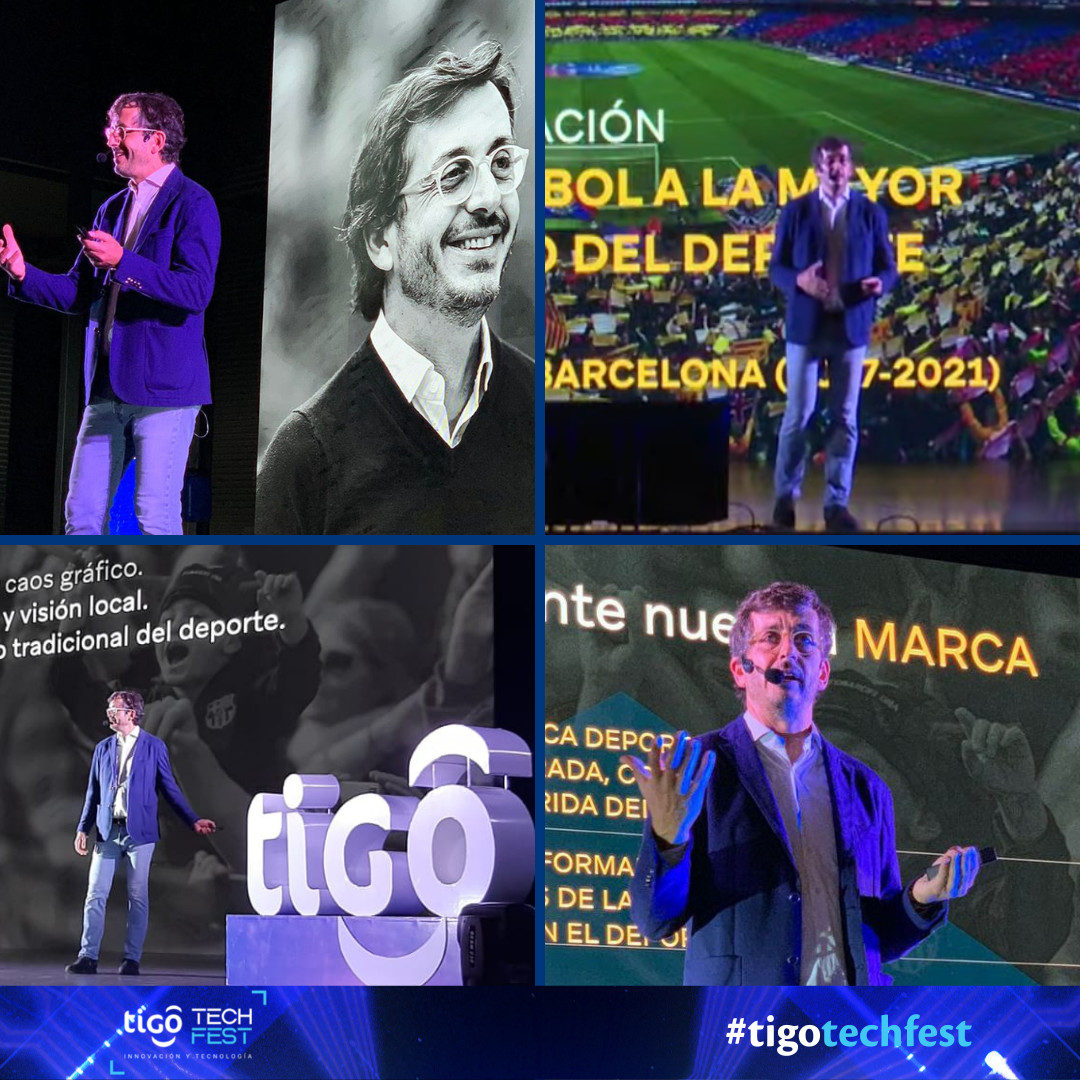 TigoElSalvador's tweet photo. ¡Gracias a Guillem Graell por darnos una excelente ponencia y ser parte del #TigoTechFest! 💙⚡️ Te esperamos nuevamente en El Salvador. https://t.co/MIUjzJpGsM