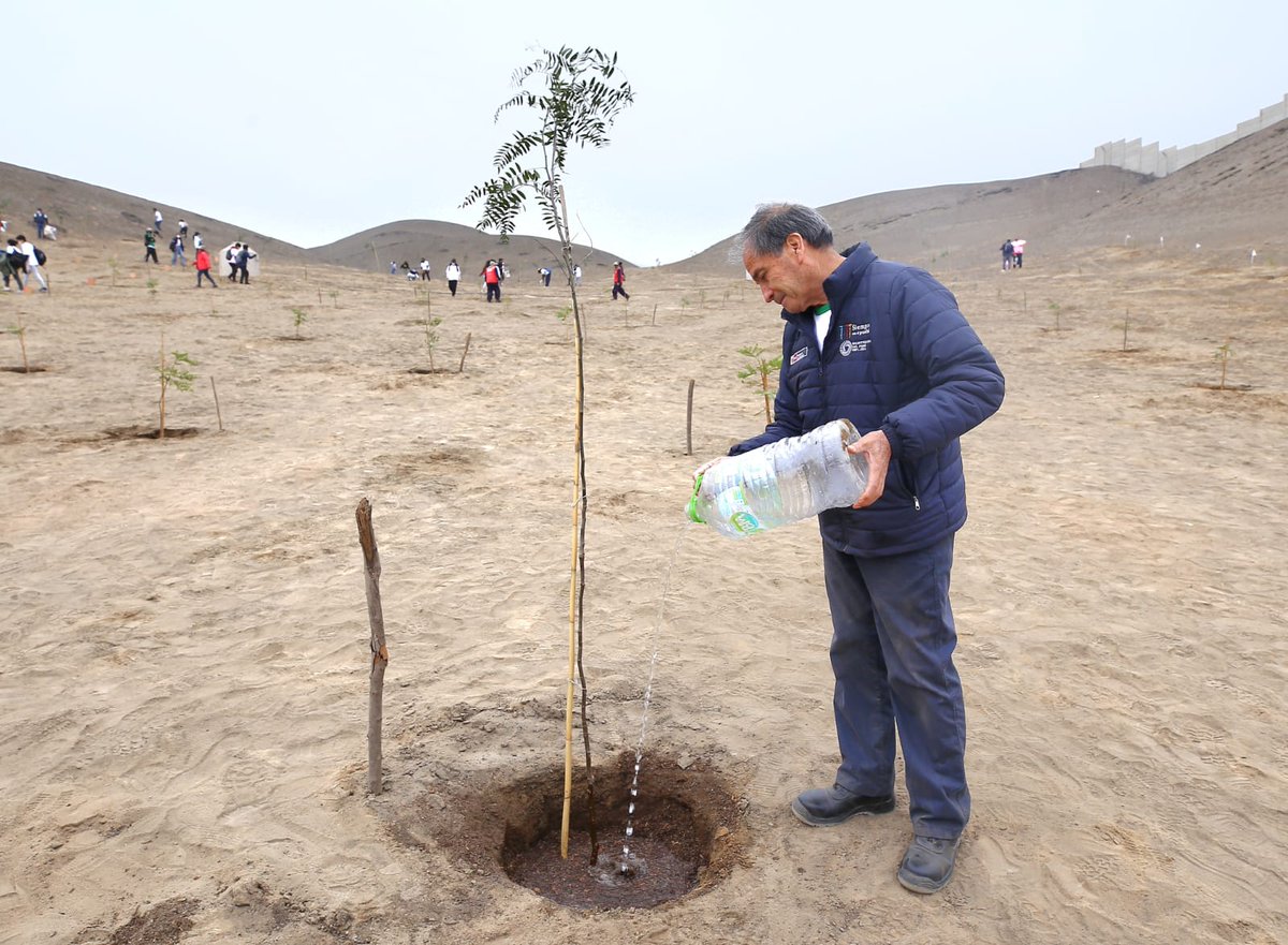 MinamPeru's tweet photo. 📢 El ministro expresó su anhelo de ver a #CiudadBicentenario convertida en una zona ecológica, amigable con los vecinos y consolidada como un pulmón para Lima. https://t.co/5yb462V1F8