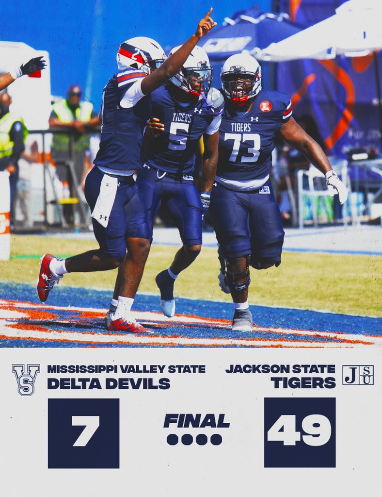 gojsutigersfb's tweet photo. Thee FINAL❗️🐅 

#IBelieve #JSU https://t.co/tiYBc8Pdbd