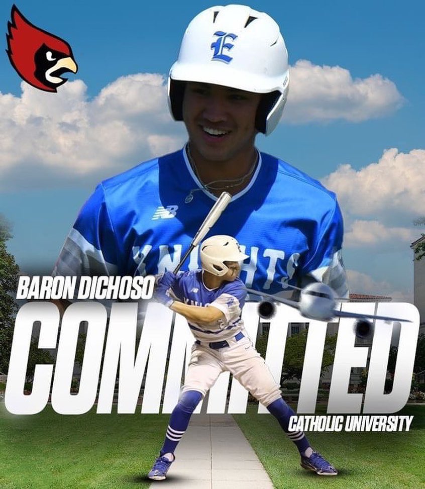 BaronDichoso's tweet photo. I am excited to announce my commitment to further my academic and athletic career at Catholic University. Thank you to all my family, friends, and coaches who have been with me on this journey and a thank you to Coach Natoli and Coach Picardo for this wonderful opportunity! https://t.co/F6j60Pcae1