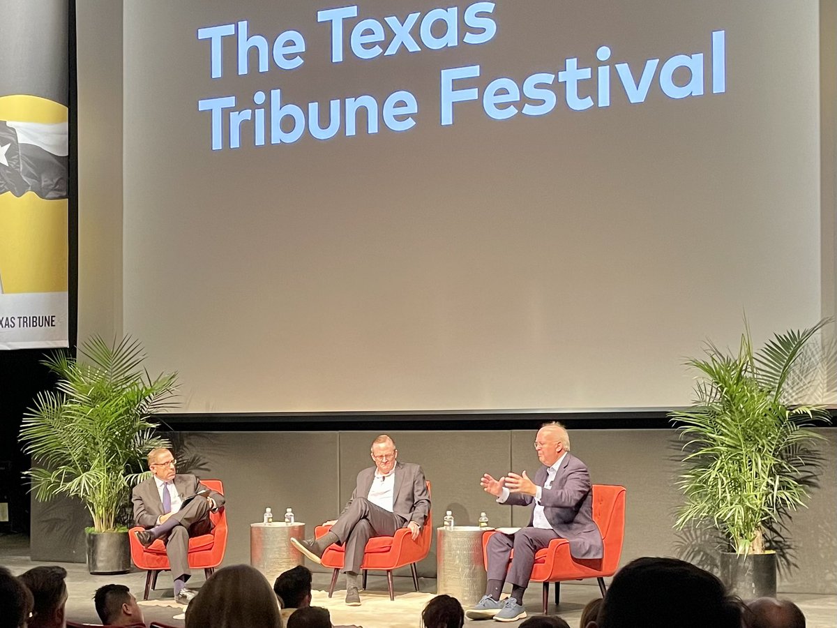 rumpfshaker's tweet photo. *8 million* people were added on to the NICS list that banned them from buying guns after the #FixNICS bill (supported by @JohnCornyn &amp; @ChrisMurphyCT), says @KarlRove. Crowd gasped. #TribFest22 panel with @evanasmith @Robt_Gibbs https://t.co/qMu1Mqc6u0
