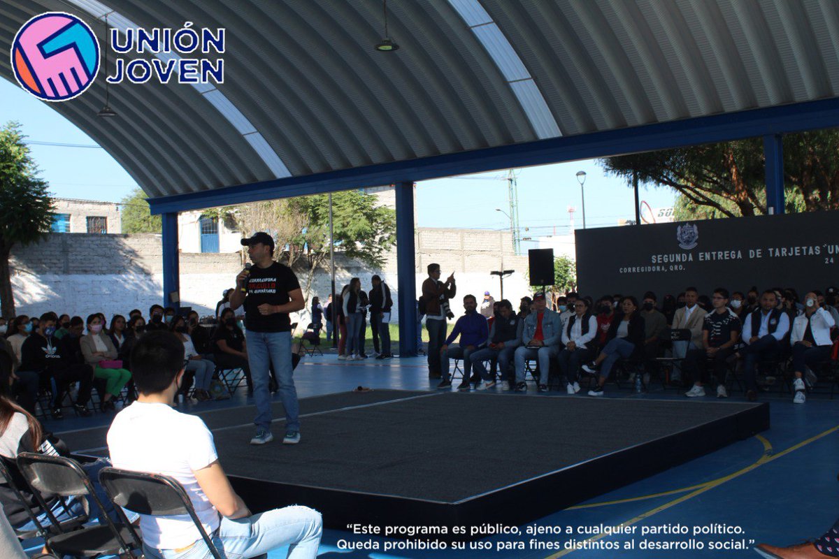 imjcorregidora's tweet photo. Llevamos a cabo la entrega de la 2° fase del programa "Unión Joven". Se tuvo la participación de 500 jóvenes y más de 25 empresas e instituciones aliadas.
Les invitamos a conocer más de este
proyecto en https://t.co/NlaH02sutw
#UniónJoven
#CorregidoraOrgulloDeQro https://t.co/4gPXe3WNm6