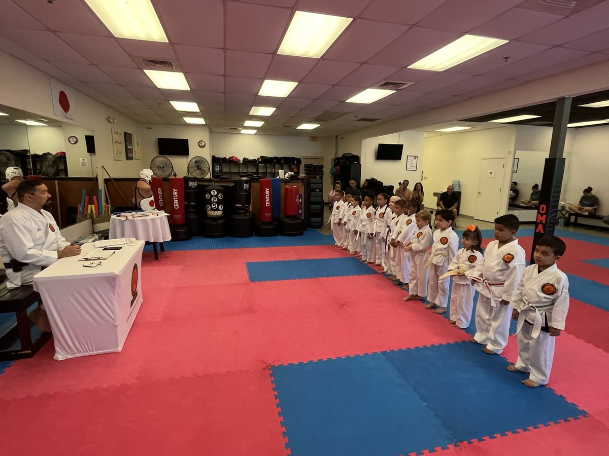 OMA_Karate's tweet photo. Cubsโ #belttest is underway! https://t.co/rkXcgNMD6c