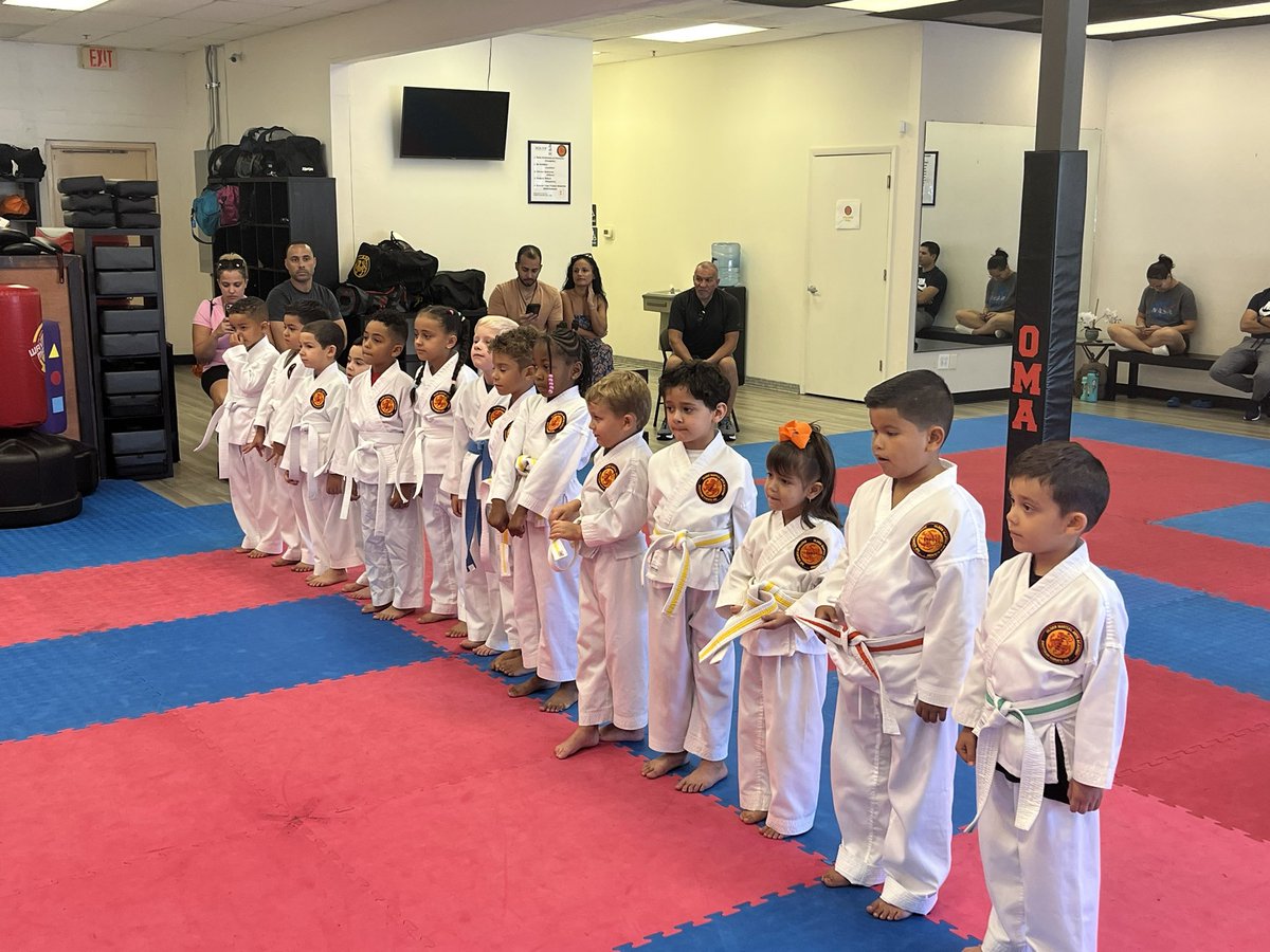OMA_Karate's tweet photo. Cubsโ #belttest is underway! https://t.co/rkXcgNMD6c