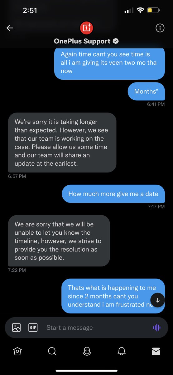 sharonjohnn's tweet image. @oneplus @OnePlus_IN @OnePlus_Support this is what is happening from more than 2 months now , i am asked yo wait do date given amd no surity , i request Pls do not purchase one plus products #banoneplus