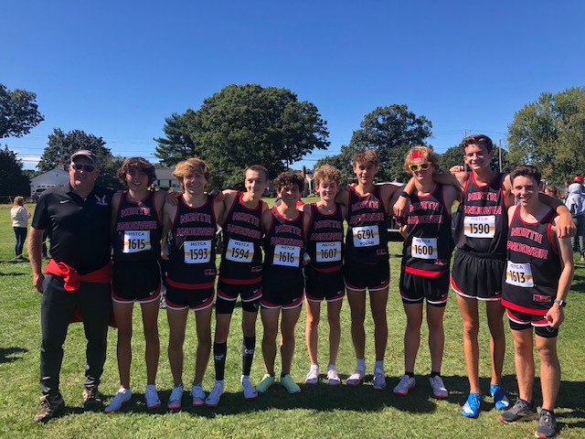 NorthAndoverXC's tweet photo. @NAknightstrack @NA_Athletics The North Andover Knights boys XC finishes 3rd to Newton North and Lowell today. #muchstilltodo #keepgrinding https://t.co/DHHByHWahD
