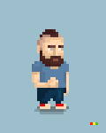 PPintaro's tweet photo. #pixelart #nopainnogain #whatamidoing #art #aseprite #me #selfportrait  #Practice https://t.co/OLLNu2Mdxw