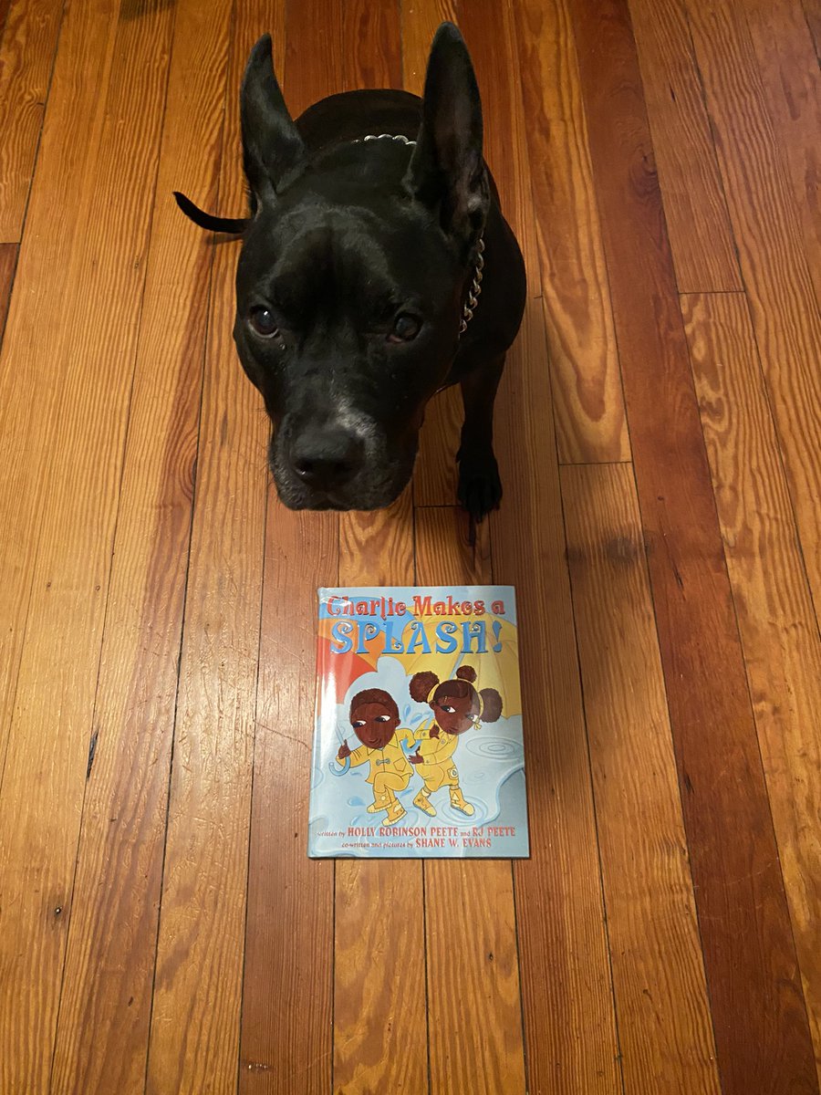 cinco_jackson's tweet photo. @hollyrpeete @vromans #CharlieMakesASplash ❤️👸🏽🐶🐕‍🦺👮🏻⭐️⭐️⭐️⭐️⭐️ https://t.co/K2sdHvIjFU
