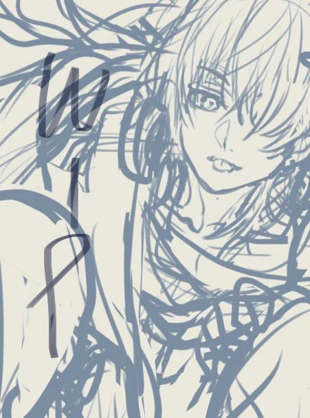 とある企画に参加予定なので、久々に創作絵描き下ろしてる好み詰め詰め 