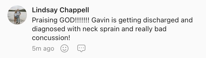 Update on Gavin C: