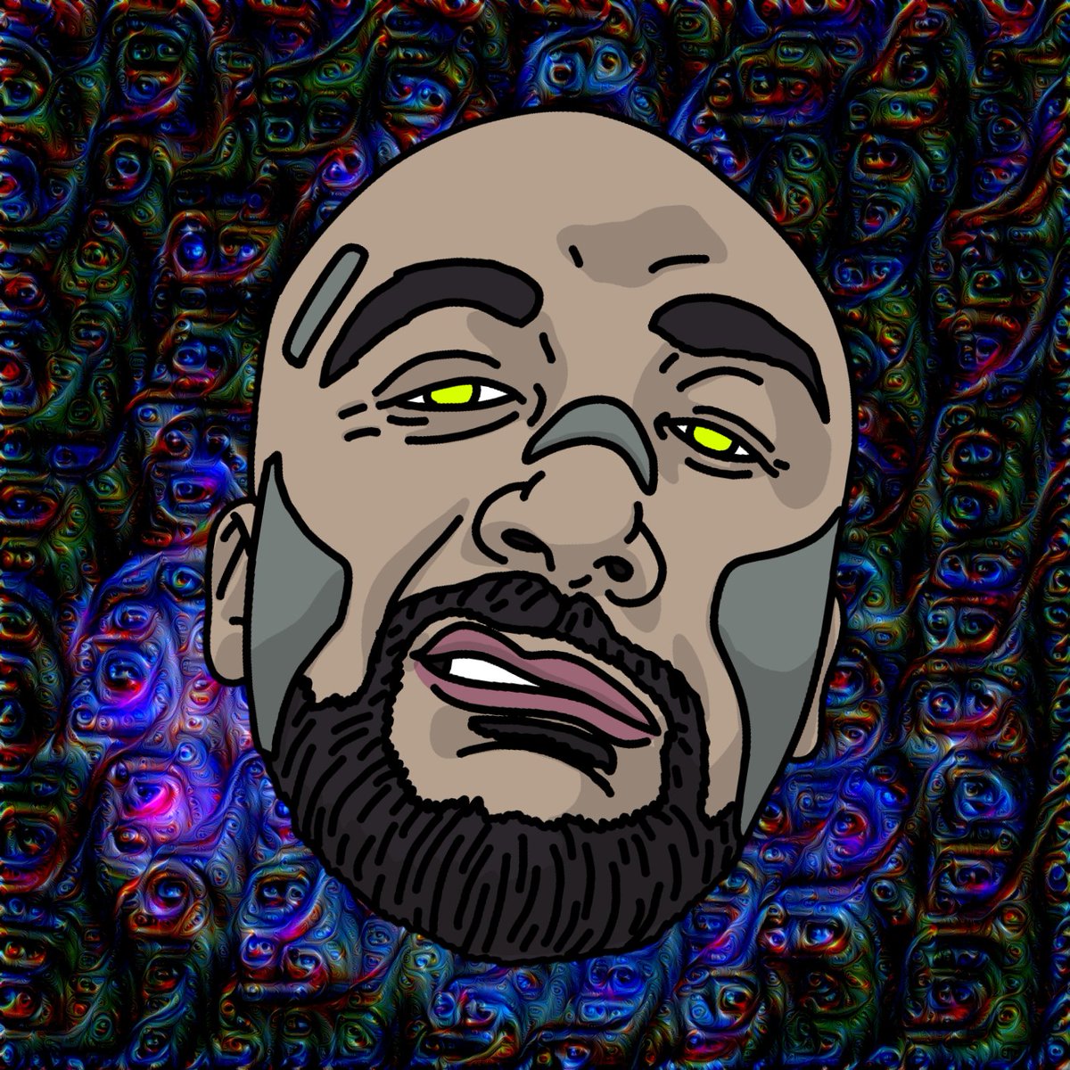 oopsiecollins's tweet photo. Shout-out to @ToshiNakamura12 for hooking me up with my #Digitallowlifes likeness. You a true one bro. #DoxxedLife #NewProfilePic #EntheosAI #NFT https://t.co/M2YX1dVg0I