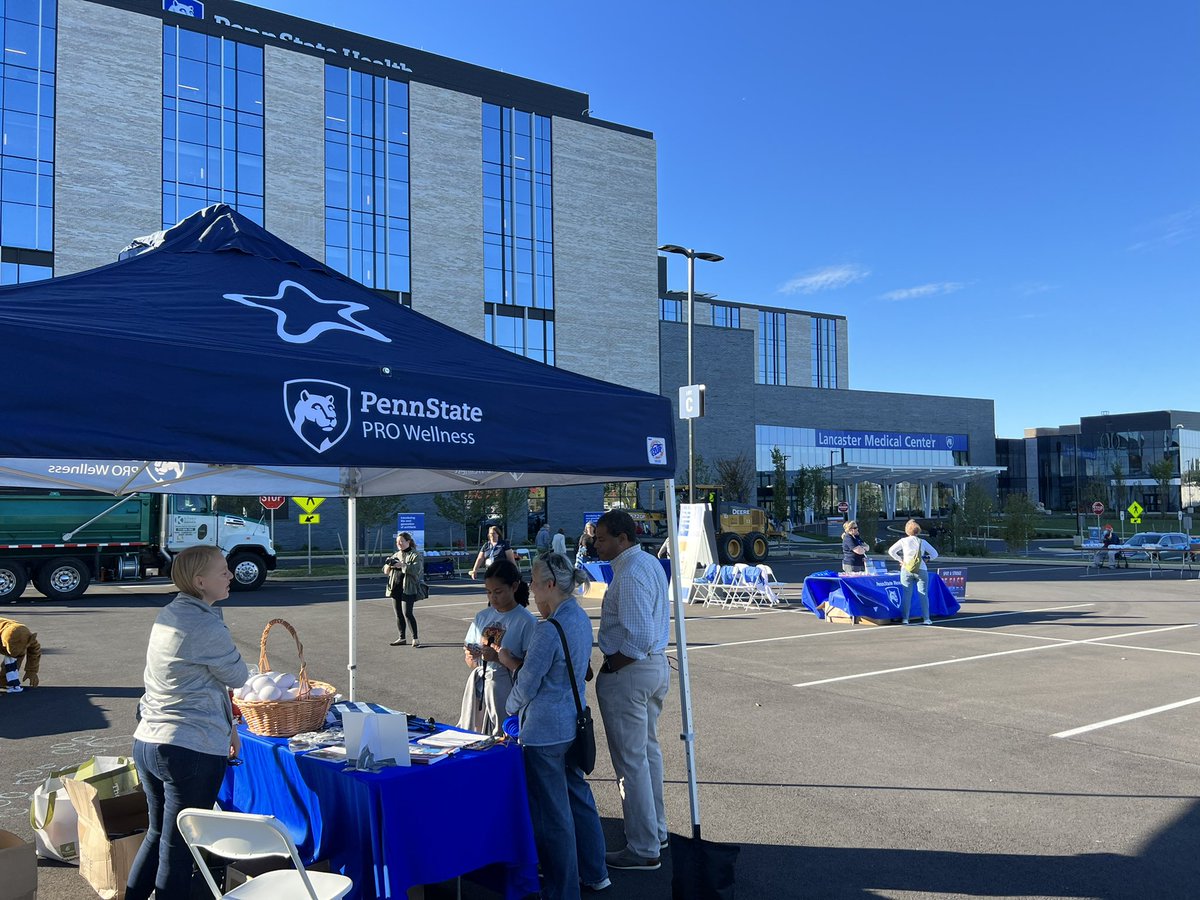 PSH_PROwellness's tweet photo. Stop by and visit us at the @PennStHershey Lancaster Medical Center community event until 7pm! We have some great wellness resources for the whole family.
#PennState #PROwellness #WeAre https://t.co/yTv1Ttyea5