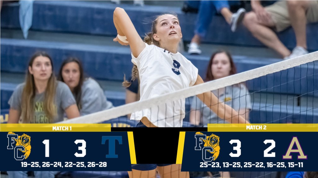 FCGrizAthletics's tweet photo. VB | @FCGrizVBall upsets #18 Albion in five sets to close out a Saturday tri-match in Michigan! 

#TeamGriz wraps up the non-conference slate on Tuesday night when they travel to Kentucky to take on the Centre Colonels. #TeamGriz #GrizGrit https://t.co/r1I4D4xgWB