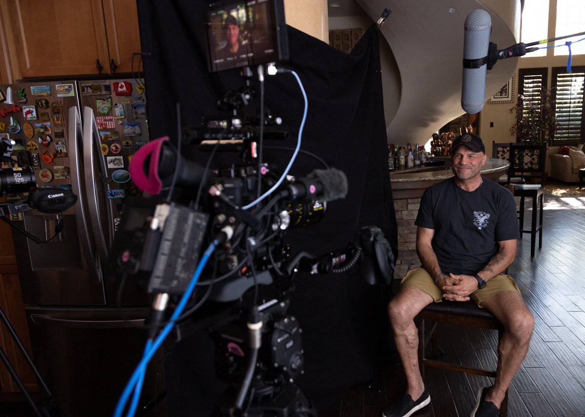 AdamScoreG's tweet photo. Massive thank you to MMA legend @Randy_Couture for taking the time to give a very thoughtful and inspiring interview for @Dolph_Lundgren documentary!
#DolphDoc #documentary
@ScoreGMedia https://t.co/P4PYAZfDV4