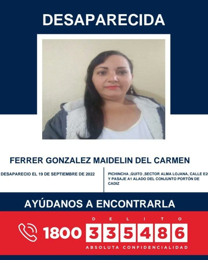IvanAltamiranoG's tweet photo. Ayudemos difundiendo 
@AsfadecEc https://t.co/BlgCrnqmY4